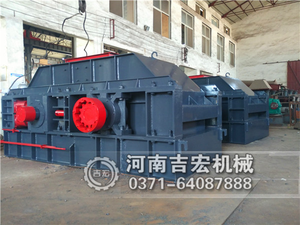 對輥破碎機什么型號配75KW電機？